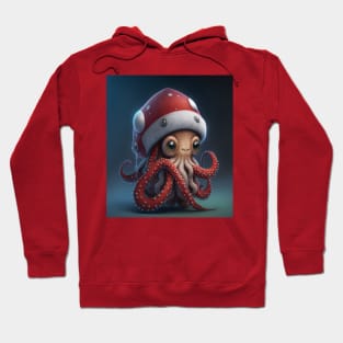 Octopus Santa Hoodie